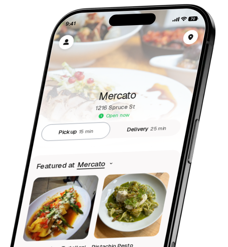Mercato app preview