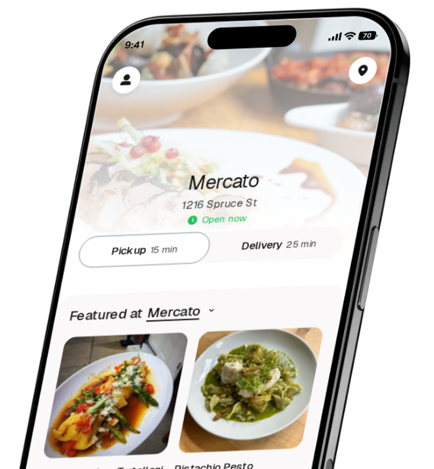 Mercato app preview