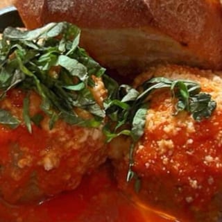 Fontina Stuffed Meatballs