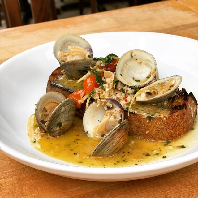 Clam Toast.